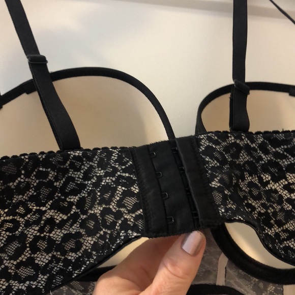 Freya multi-way long line Bustier Bra | Blk “Wilder” 36DD | straps/strapless NWT - Picture 5 of 11